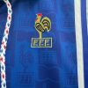 tenue-officielle-france-football-domicile-style-annees-90 Officielt sæt Frankrig fodbold hjemmebanetrøje 90'er stil