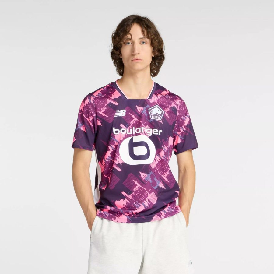tenue-officielle-lille-olympique-sporting-club-quatrieme-maillot-2025-2026 Officielt sæt Lille Olympique Sporting Club fjerde trøje 2025 2026