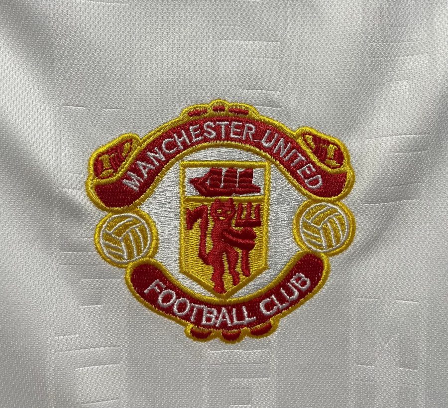 tunique-de-football-manchester-united-exterieur-collection-retro-1988-1989 Fodboldtrøje Manchester United ude retro kollektion 1988 1989