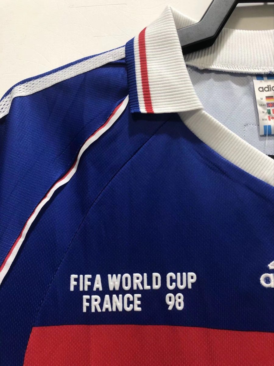 Officiel trøje for Les Bleus VM 1998 hjemmebaneversion