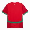tunique-officielle-selection-marocaine-football-version-domicile-manches-courtes-avec-ecusson Officiel tunika marokkansk fodboldlandshold hjemmebaneversion korte ærmer med emblem