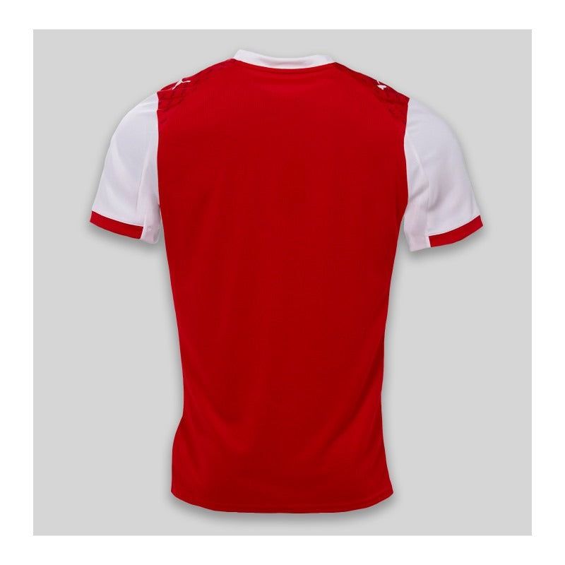 tunique-officielle-stade-de-reims-rouge-et-blanc-pour-match-a-domicile Officiel spilledragt Stade de Reims rød og hvid til hjemmebanekampe