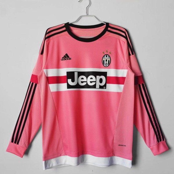 Fodboldtrøje Juventus Udebanetrøje 2015/16 Lange Ærmer
