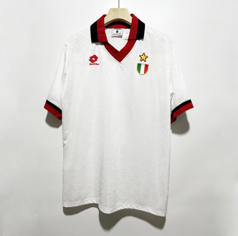 Fodboldtrøje AC Milan 1993/94 Udebanetrøje
