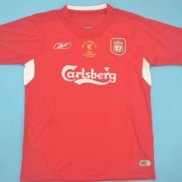 Fodboldtrøje Liverpool Hjemmebanetrøje 2004/05
