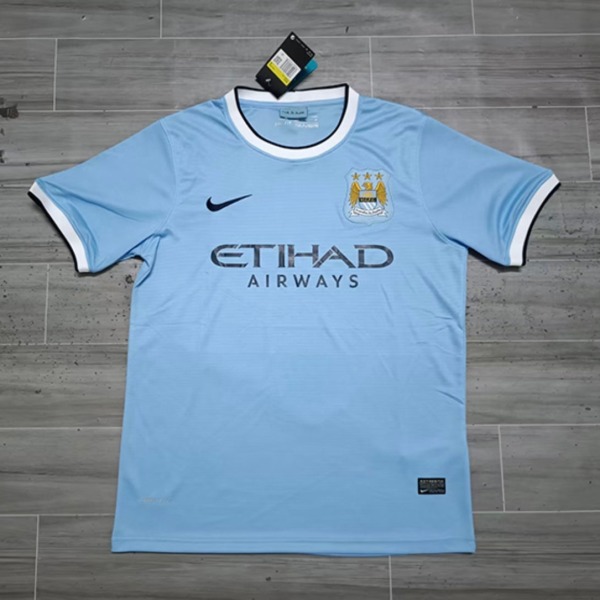 Fodboldtrøje Manchester City Hjemmebanetrøje 2013/14