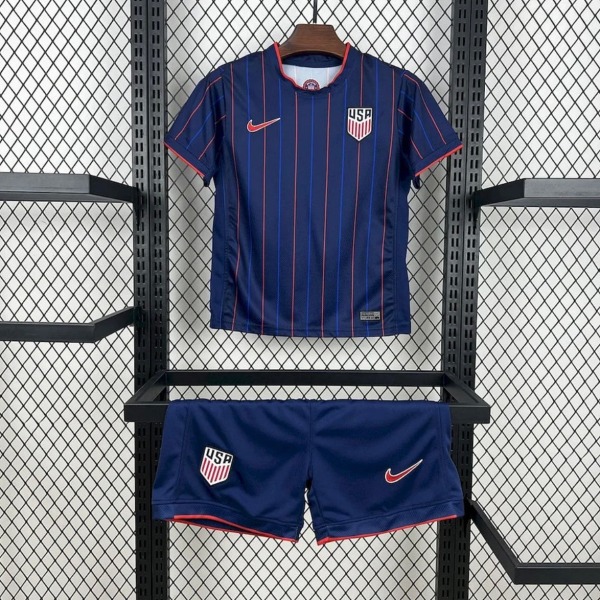 Fodboldtrøje USA Udebanetrøje 2025 Børn