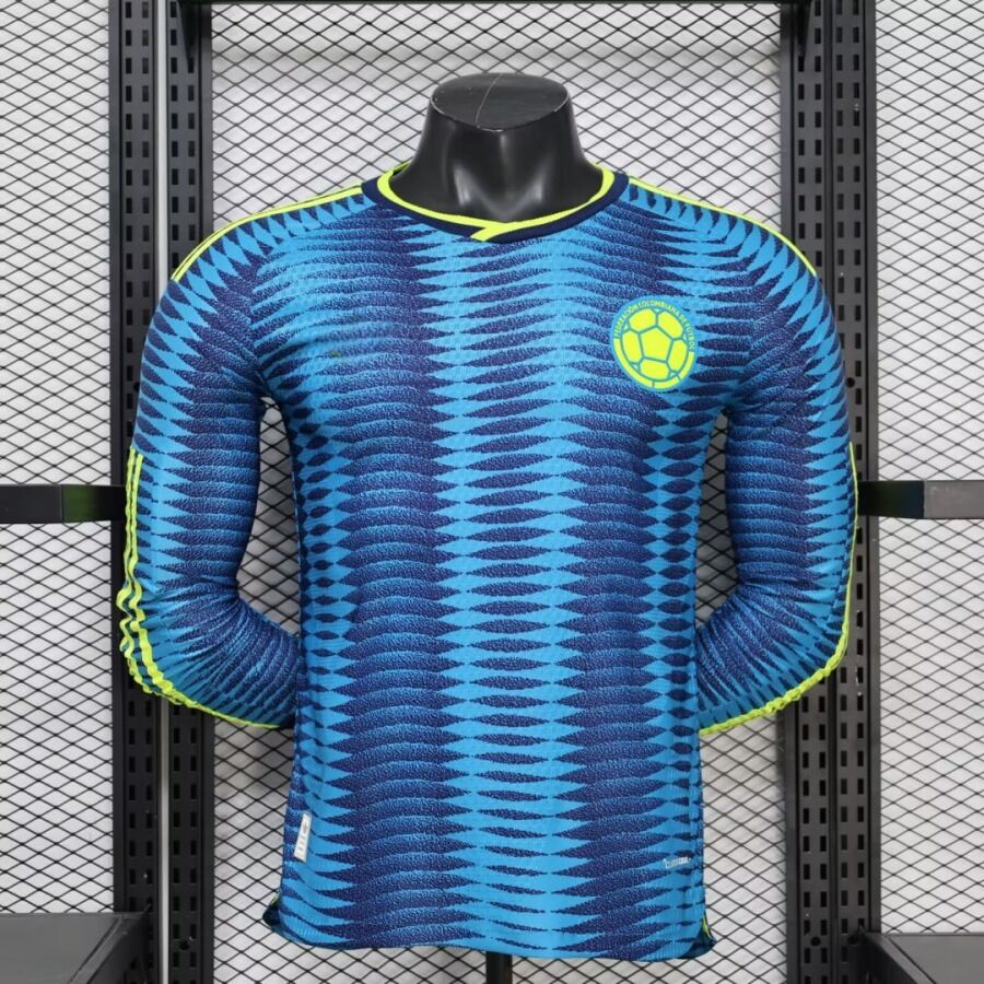 08990749c39af8717e6141a9bfefbda1.jpg Fodboldtrøje Colombia Udebanetrøje 2026 Langærmer