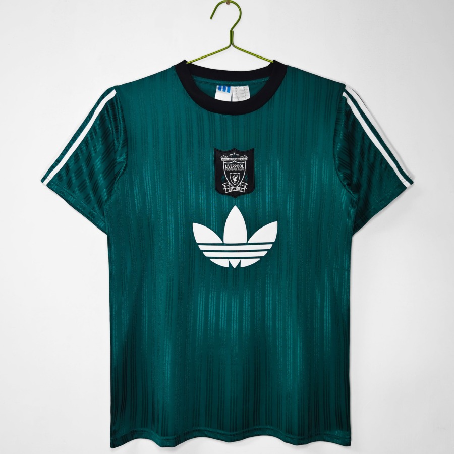 Liverpool Retro 1995 Grøn Collector Fodboldtrøje