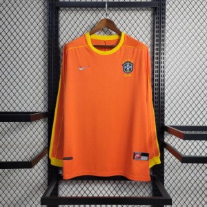 Fodboldtrøje Brasilien Målmand Lange Ærmer 1998