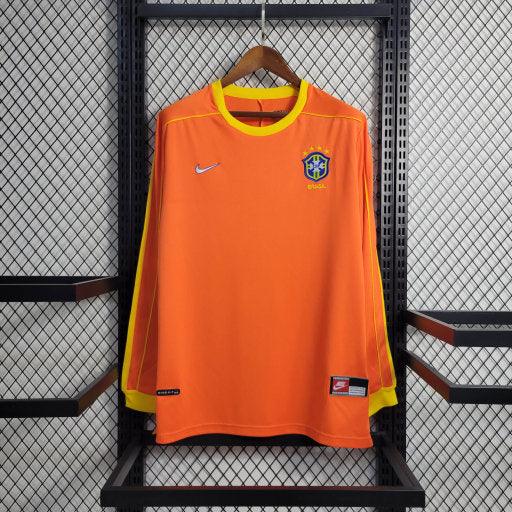 Fodboldtrøje Brasilien Målmand Lange Ærmer 1998