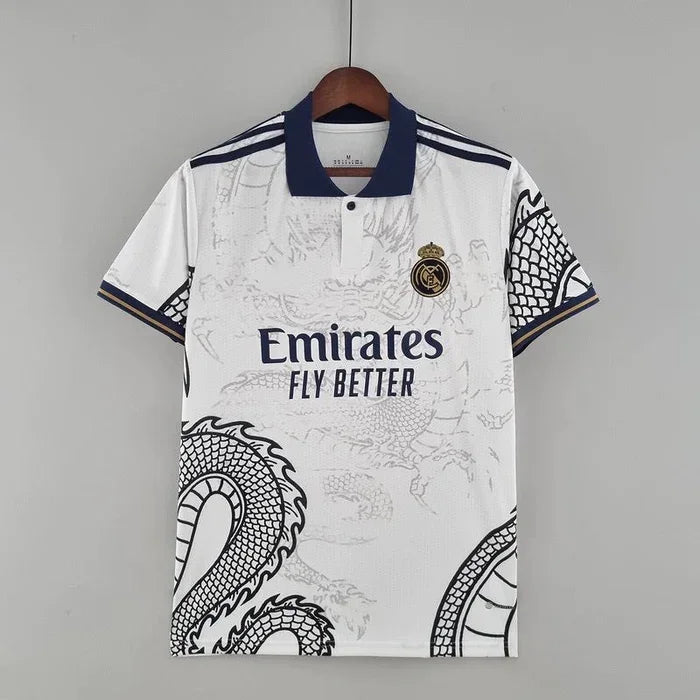 Fodboldtrøje Real Madrid 2023-2024 Dragon Edition Hvid