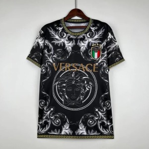 185.jpg Fodboldtrøje Italien 2023-2024 Versace Sort