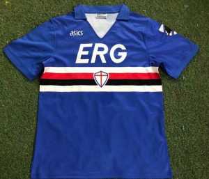 Fodboldtrøje Sampdoria Hjemmebanetrøje 1990/91