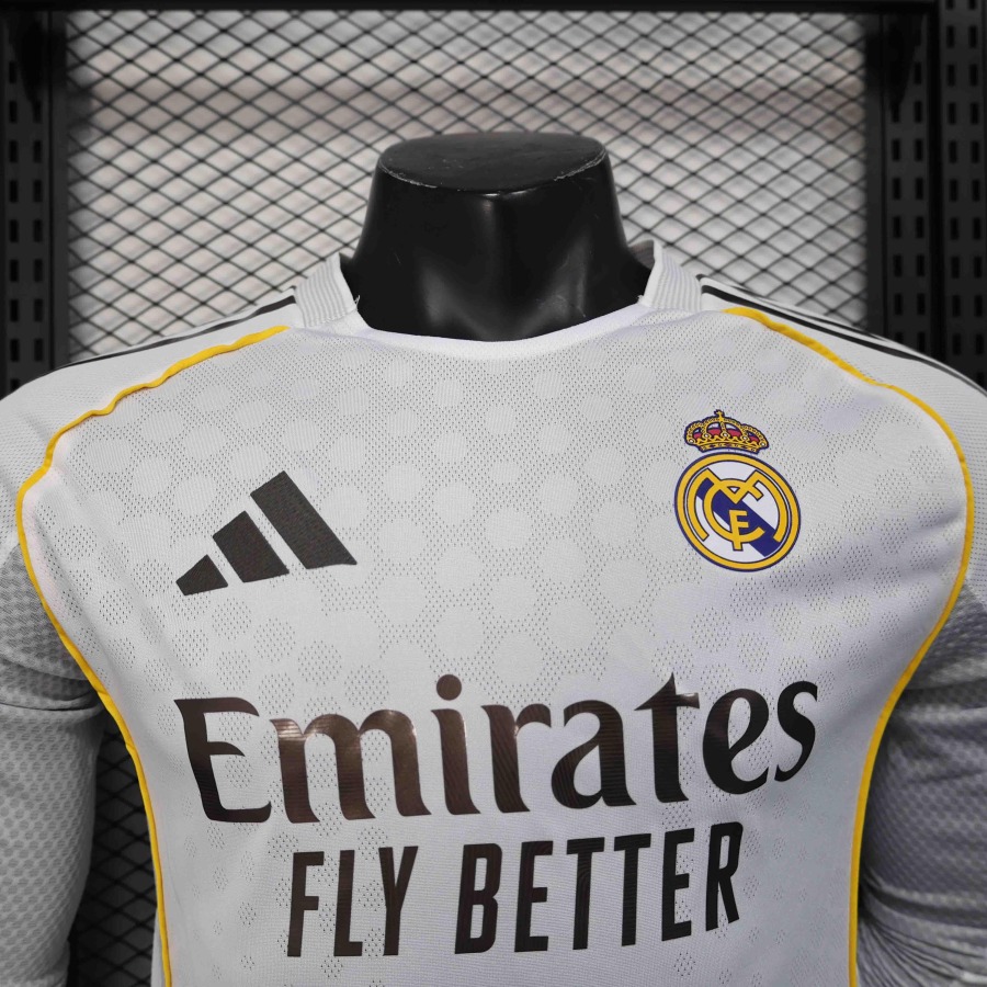 Fodboldtrøje Real Madrid 2025-26 Lang Ærme