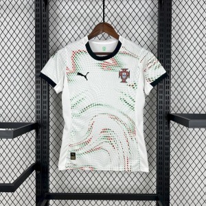 Fodboldtrøje Portugal Udebanetrøje Dame 2025