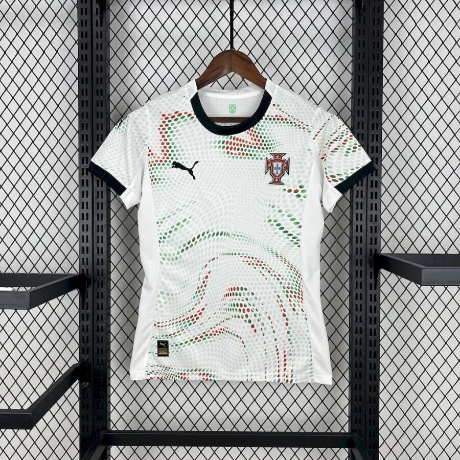 Fodboldtrøje Portugal Udebanetrøje Dame 2025