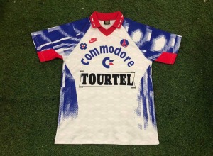 Fodboldtrøje PSG 1992/93 Udebanetrøje