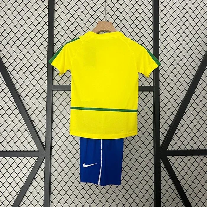 Børnefodboldtrøje Brasilien Retro 2002
