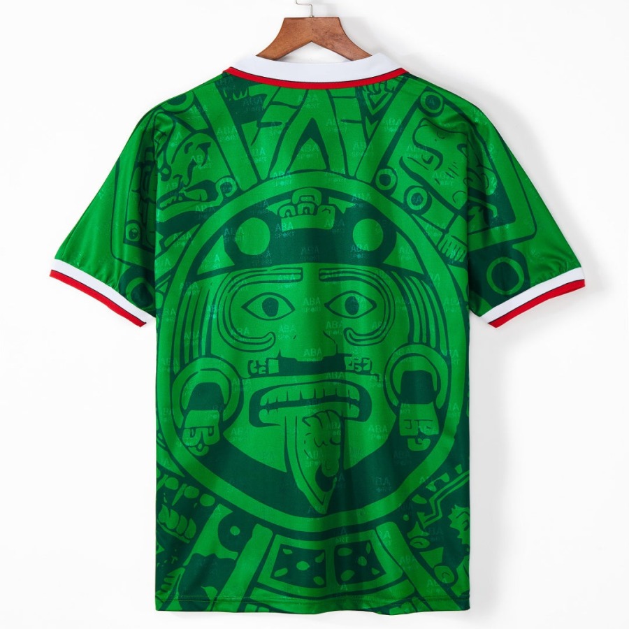 Fodboldtrøje Mexico Hjemmebanetrøje Retro 1998