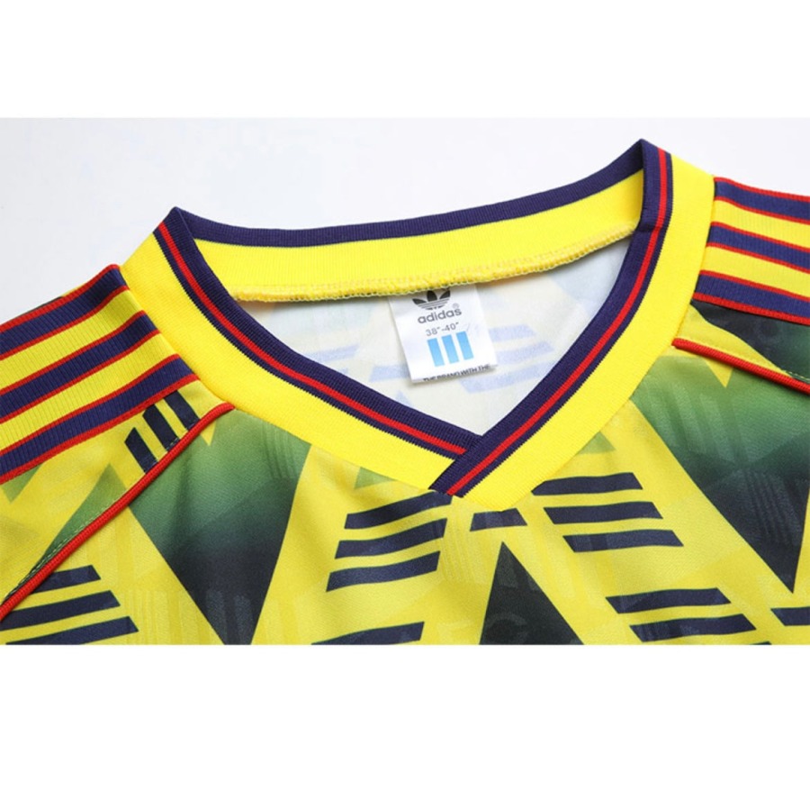 Fodboldtrøje Arsenal 1992/93 Udebanetrøje Manches Longues