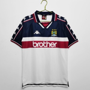 Fodboldtrøje Manchester City Udebanetrøje 1997/98