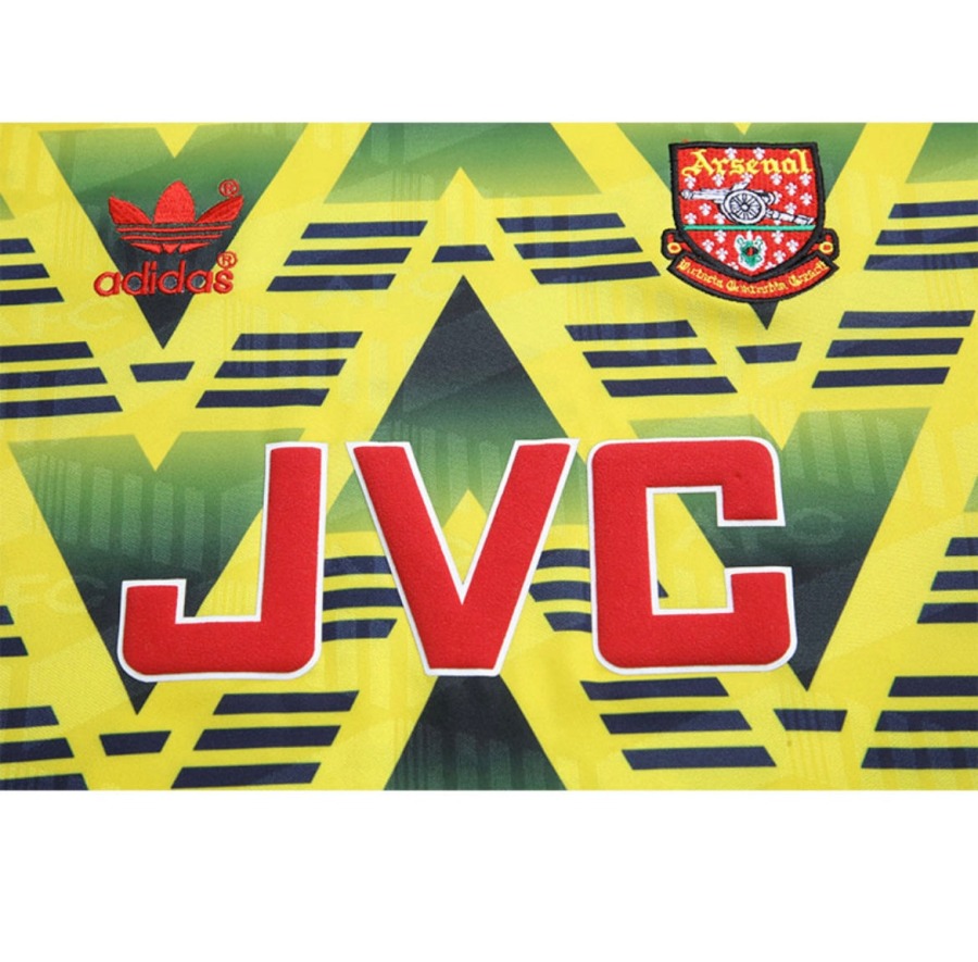 Fodboldtrøje Arsenal 1992/93 Udebanetrøje Manches Longues