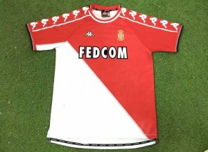 Fodboldtrøje AS Monaco Hjemmebanetrøje 1999/2000