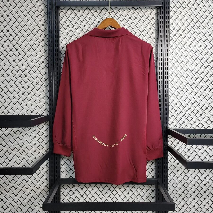 Fodboldtrøje Arsenal Retro Langærmer 2005/06
