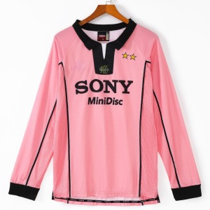43a812fb12059608bfc1059f065e7b10.jpg Fodboldtrøje Juventus Udebanetrøje 1997-1998 Lange Ærmer Retro