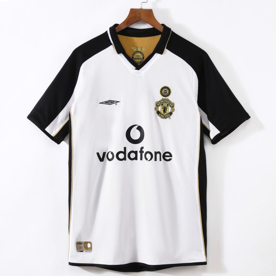 Fodboldtrøje Manchester United 2001-2002 Retro Premium