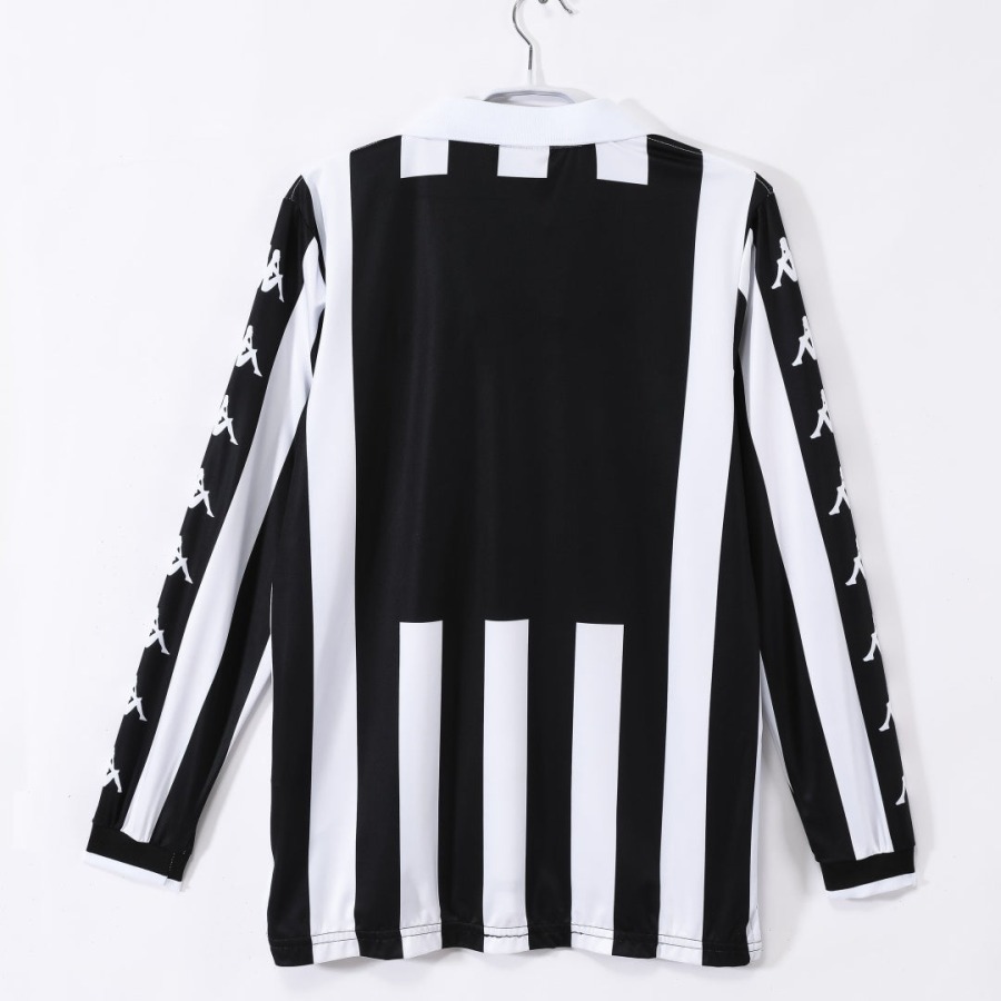 474bac85bba27ff5f6b8741ae360451d.jpg Fodboldtrøje Juventus Hjemmebanetrøje 1999-2000 Retro Lange Ærmer