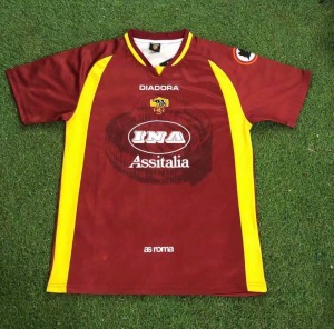 Fodboldtrøje AS Roma 1997/98 Hjemmebanetrøje