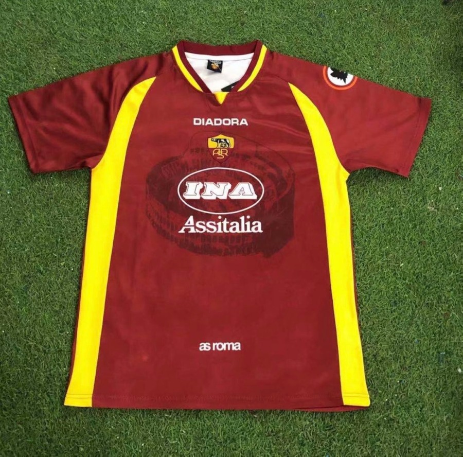 Fodboldtrøje AS Roma 1997/98 Hjemmebanetrøje