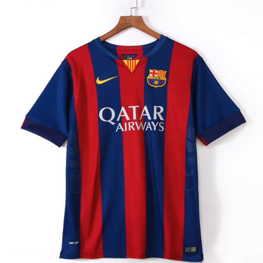 Fodboldtrøje Barcelona Hjemmebanetrøje 2014-2015 Retro