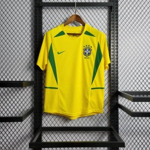Fodboldtrøje Brasilien Retro 2002