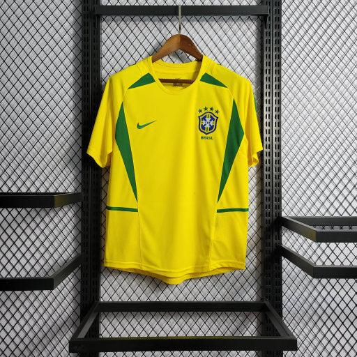 Fodboldtrøje Brasilien Retro 2002