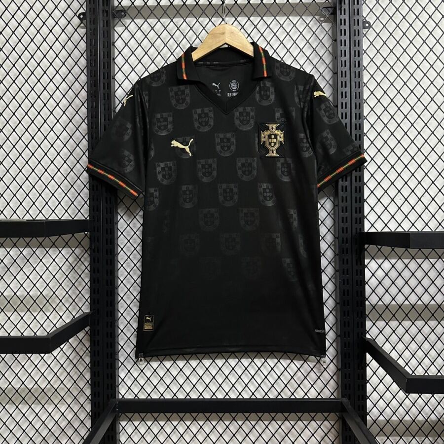 Fodboldtrøje Portugal 2025/26 Black Edition