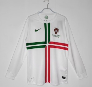 Fodboldtrøje Portugal Udebanetrøje 2012 Langærmer