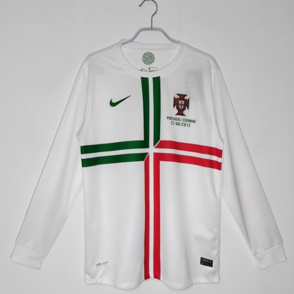 Fodboldtrøje Portugal Udebanetrøje 2012 Langærmer