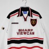 5F9908F4-B258-450F-8304-D7601493EF78.jpg Fodboldtrøje Manchester United 1998/99 Udebanetrøje Langærmer