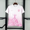 Fodboldtrøje Brasilien Concept Rosa & Hvid 2025-26