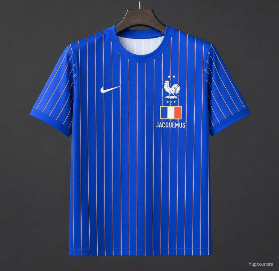 Fodboldtrøje Frankrig 2026 Special Edition Jacquemus Blå