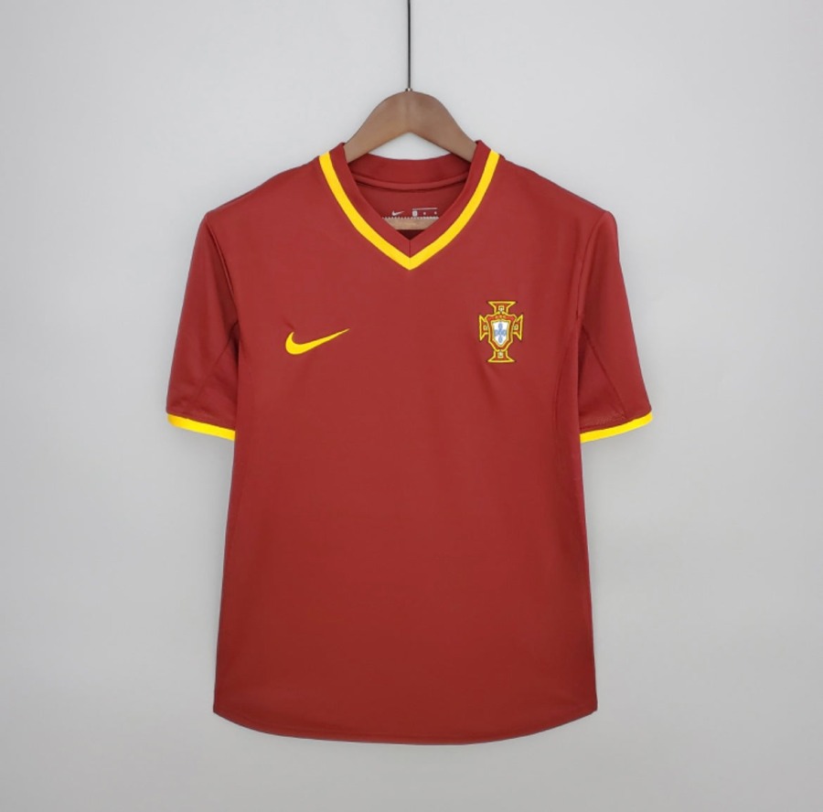 Fodboldtrøje Portugal Hjemmebanetrøje 2000