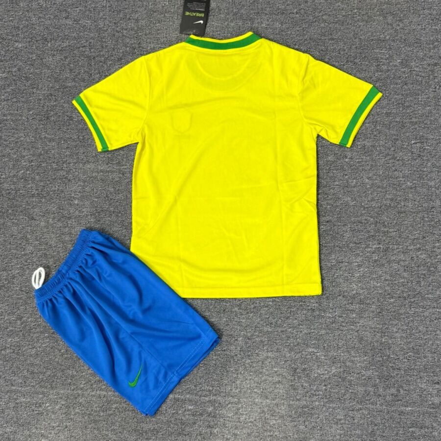 Fodboldtrøje Brasilien 25/26 Børn Bird Yellow
