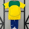 Fodboldtrøje Brasilien Børn Retro 2004