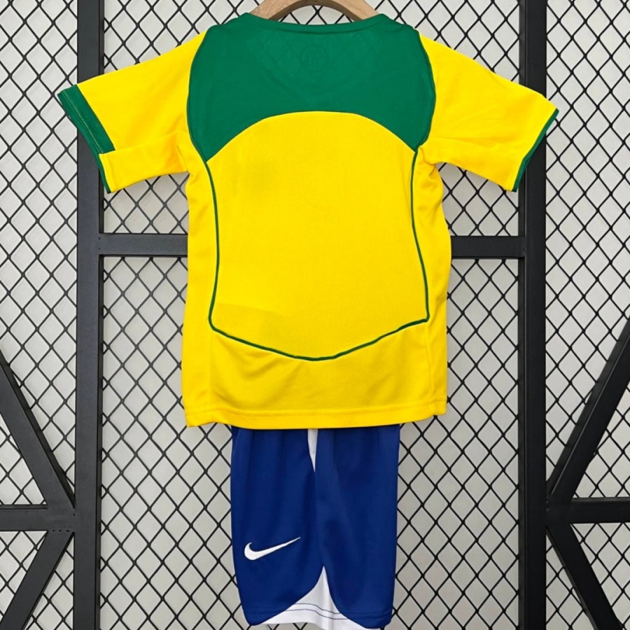Fodboldtrøje Brasilien Børn Retro 2004