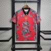 Fodboldtrøje Manchester United Retro 2019-2020 Drage