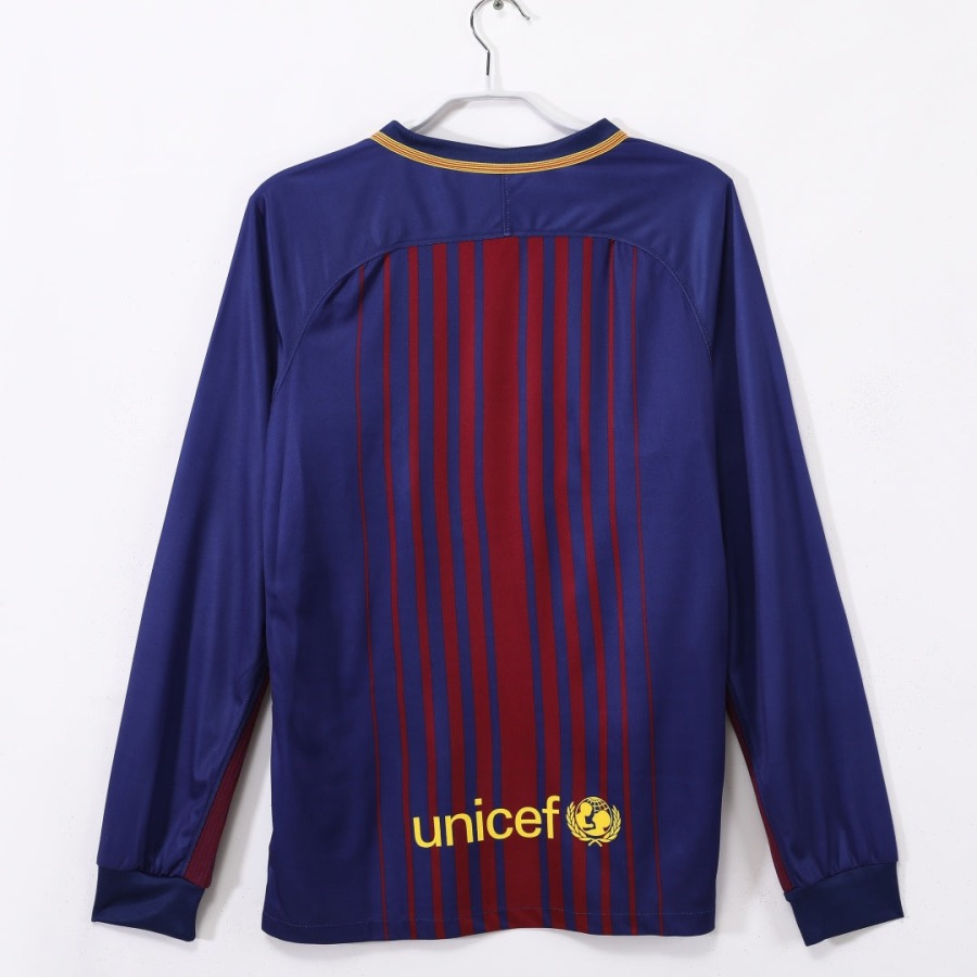 7c4adc2f47e1f880e884280af9cc6fbb_63d9ac98-1695-4b66-b1e0-f8db2c5e88ea.jpg Fodboldtrøje Barcelona Hjemmebanetrøje 2017-2018 Langærmer Retro