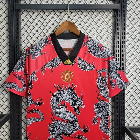 Fodboldtrøje Manchester United Retro 2019-2020 Drage